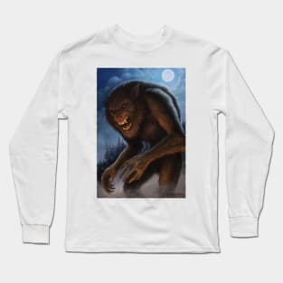 Werewolf By Moonlight Long Sleeve T-Shirt